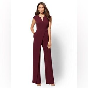 NEW YORK & COMPANY | Wrap-Style Jumpsuit
